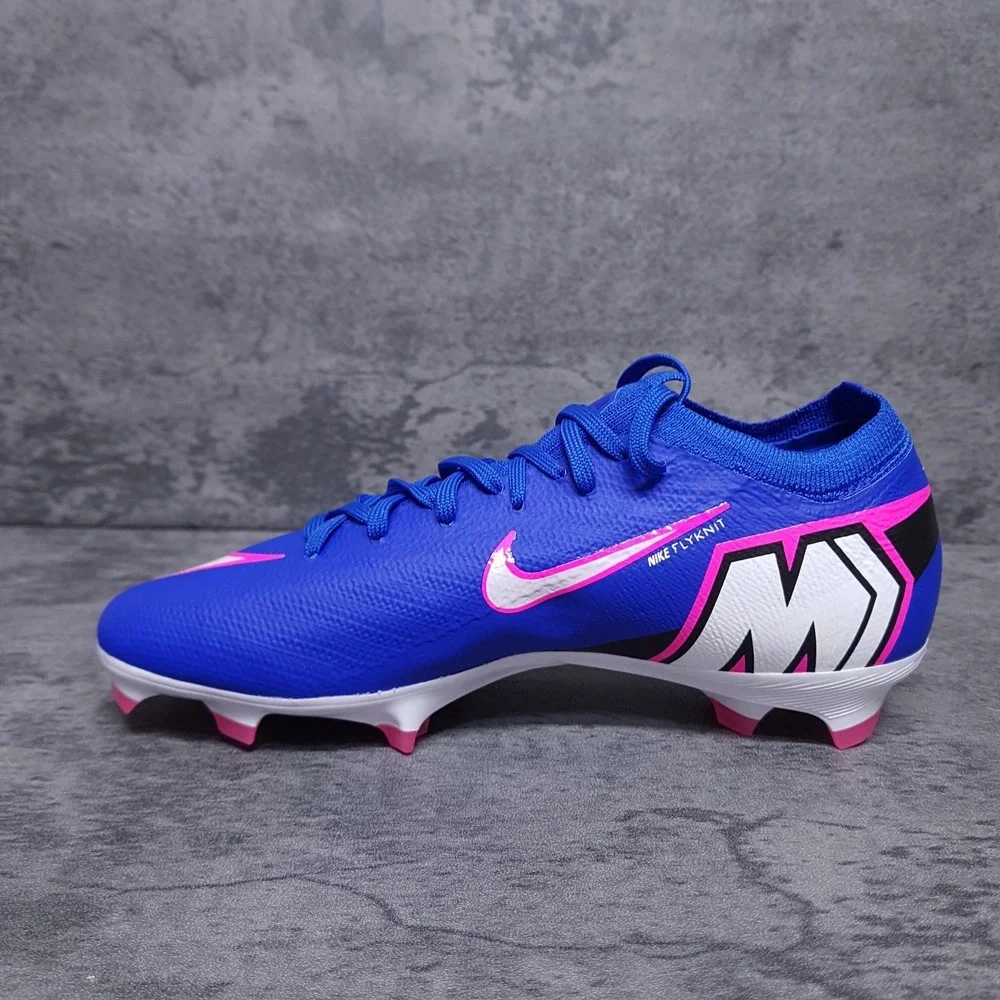 NIKE Zoom Mercurial Vapor 16 Pro FG Cleats Mens Size 13 Blue Pink FQ8685-446